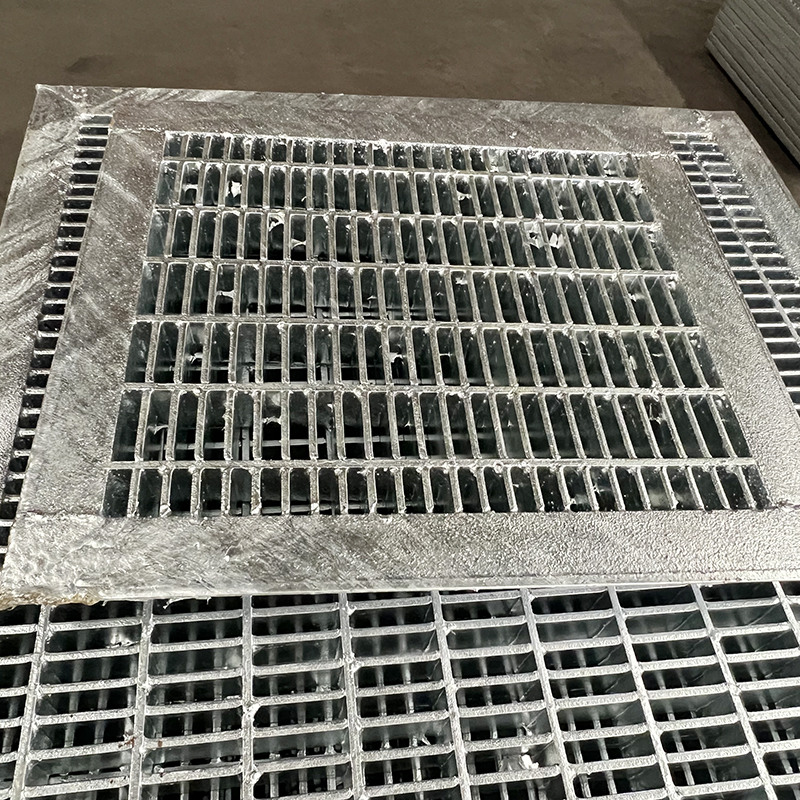 Grata in acciaio seghettato zincato per progetti di pavimenti in acciaio con piattaforma