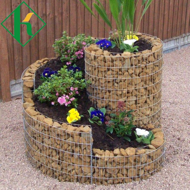 Gabion soldado con aut&oacute;gena de la cerca del jard&iacute;n de los mayoristas de China de la caja de la roca de Gabion el 1.0*1.0*1.5m para el dise&ntilde;o del paisaje del parque