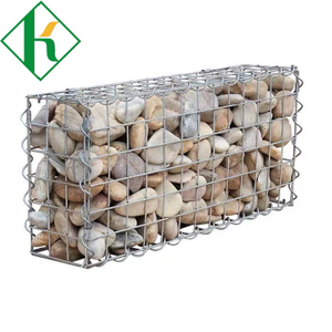 Borong Galvanized Welded Wire Mesh Galvanized Gabion Wire Box Produk Kerja Tanah Dinding Batu Gabion